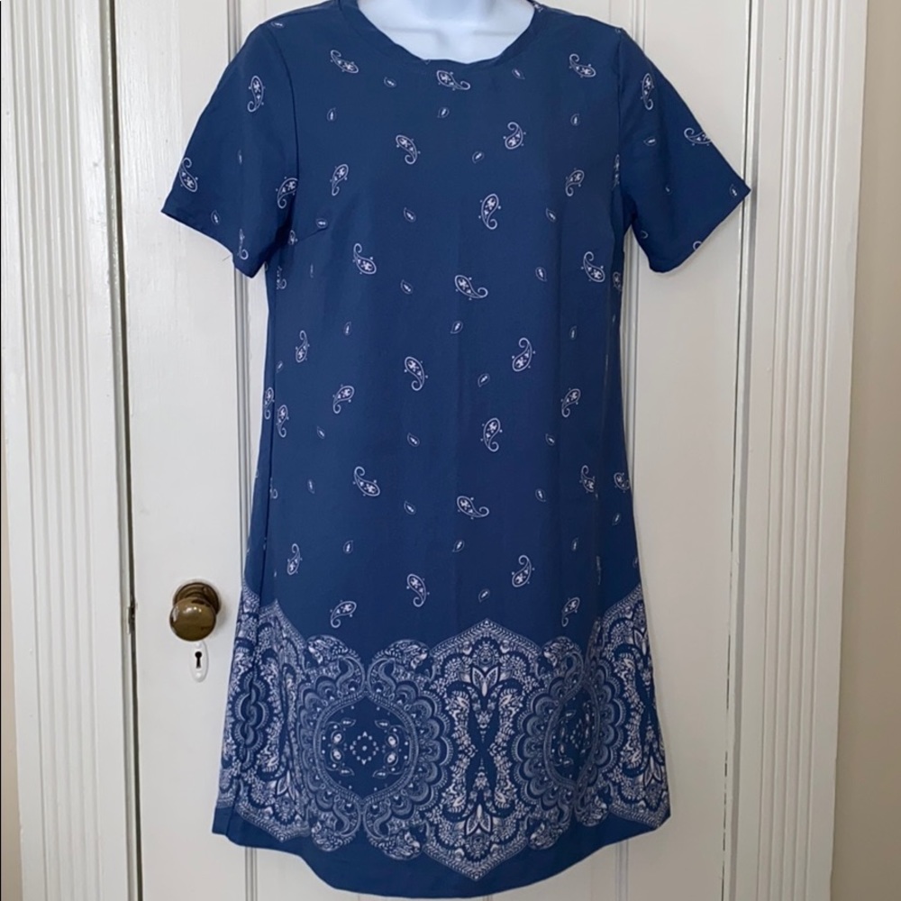 Abercrombie and Fitch blue mini dress
